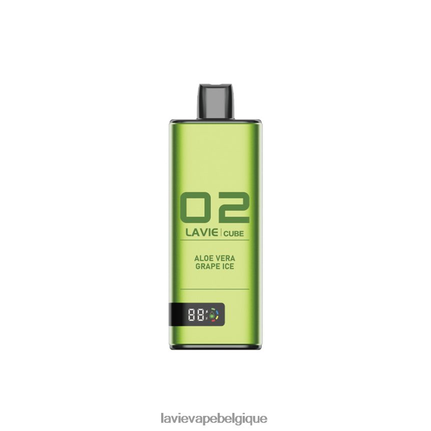 46406836 Lavie Vape Belgique | glace au raisin à l'aloe vera LAVIE Cube 20000 bouffées