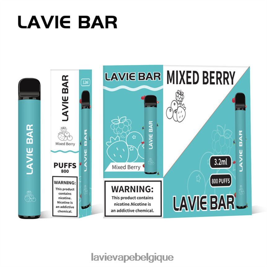 464068316 Lavie Vape Belgique | baies mélangées LAVIE BAR 800 bouffées
