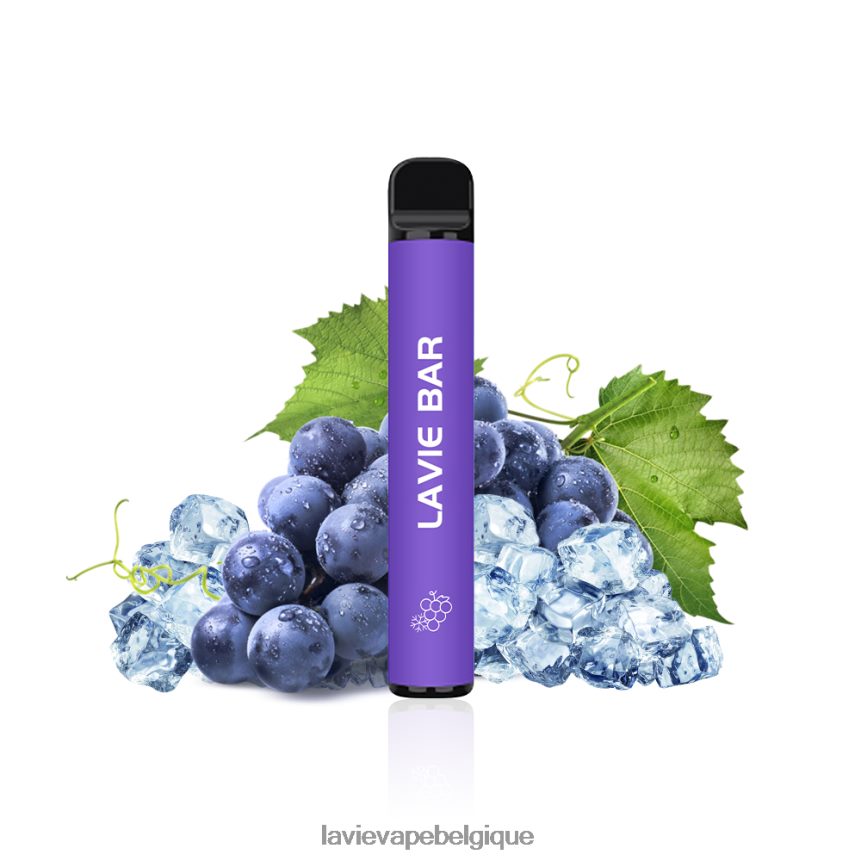 464068322 Lavie Vape Review | glace aux raisins LAVIE BAR Version 2% 800 bouffées